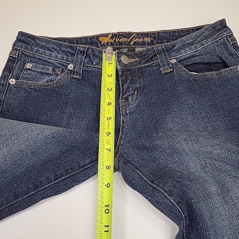 Wallflower Jeans Womens 7R Bootcut Dark Wash Mid Rise Stretch Denim Pants - Picture 6 of 12